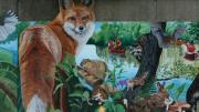 Photograph courtesy of David Fichter Detail for <i>Mystic River Mural</i>