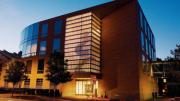 Photograph by Jim Harrison Center for Government and International Studies, Cambridge campus, 2005 (<a href="http://harvardmagazine.com/1999/01/jhj.knafel.html">Read more about the building construction</a>)