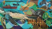 Photograph courtesy of David Fichter Detail of <i>Native Waters</i>