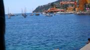 The coastline of Villefranche-sur-Mer