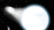 Two stars about to merge, a recent image from the Center for Astrophysics