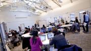 The renovated classroom 
