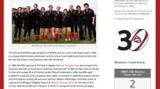 A screen shot of the club's homepage