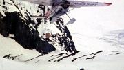 Additional supplies were airdropped by a bush plane into Base Camp—altitude 5,350 feet—at the foot of the Wickersham Wall.
