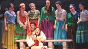 A scene from Benjamin and O’Keefe’s improbable musical <i>Life of the Party,</i> set in the Stalin­­ist USSR of 1953.