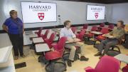 "Smart" classroom, in the basement