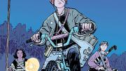 Sample page from "Paper Girls #1," Chiang's new series