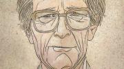 Illustrated portrait of John Rawls