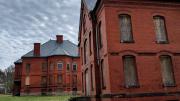 Buildings at the historic Medfield State Hospital complex