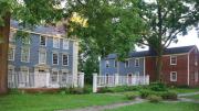 View of the Royall House and the slave quarters.