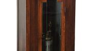 A brown grandfather clock