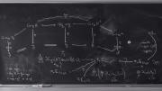 Photograph of a mathematician's blackboard, from the book Do Not Erase