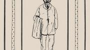 Drawing of Poco from Harvard Celebrities: A Book of Caricatures and Decorative Drawings, 1901