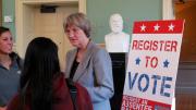 President Faust likened the program to “drive-in voting.” 
