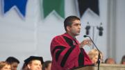 “Freshman” dean of Harvard College Rakesh Khurana encouraged the freshmen to seek “transformational” experiences.