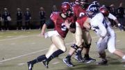 Thrust into action by an injury to starting QB Connor Hempel, untried Scott Hosch filled in admirably, directing the Crimson to its second touchdown, which he scored on a seven-yard run.