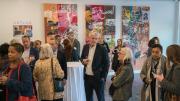 A celebratory reception