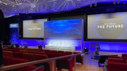 Winokur Family Hall, scene of the celebratory science symposium kickoff of the Kempner Institute for the Study of Natural and Artificial Intelligence
