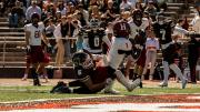 Harvard’s Kym Wimberly scores his second touchdown.