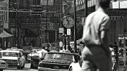 Cruising the Square: Boylston (now John F. Kennedy) Street in 1963.