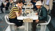 Cruising the Square: Chess master Murray Turnbull ’71 takes on an opponent at 1983 rates