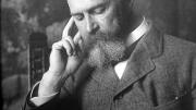 William James reading, 1895