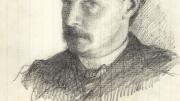 An 1866 self-portrait, when James was about 24 years old