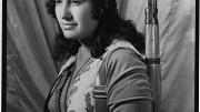 Margaret George, photographed by Zaher Rashid. George (1941-1969) was an Assyrian Christian who fought with the Kurdish resistance movement known as the Peshmerga (“those who face death”) in northern Iraq. “A lot of people came and asked for photographs of Margaret, especially the Kurds of Iran. Margaret has been famous since the sixties, and her photograph is everywhere. The Peshmerga in the mountains keep photographs of Margaret.” —Zaher Rashid interview, 1993