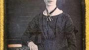 The young  Emily Dickinson, in a daguerreotype made in late 1846 or early 1847