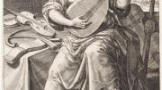 Department of Digital Imaging and Visual Resources, Harvard Art Museums, © 2011 President and Fellows of Harvard College Jan Sadeler I, after Maarten de Vos,<i> Music,</i> from the series <i>The Seven Liberal Arts,</i> after 1575. Engraving
