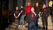 The "On Thin Ice" improv comedy troupe