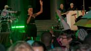 After the ceremony ended, the Jimmy Vali band played popular songs late into the night to keep partygoers dancing.