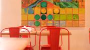Wade designed the look of her restaurant, as well as its food.