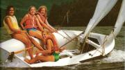 Ruane (top right) in her camper days