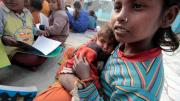 Photograph by Peter Pereira Children can get a shower and a hot meal, as well as some attention from caring adults.