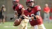 Quarterback Colton Chapple threw four touchdown passes in Harvard's 45-13 victory over Cornell. Receiver Andrew Berg caught three of them.