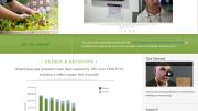 A screenshot from the web report on Harvard's sustainability practices