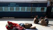 Photograph by Peter Pereira The train station is a haven for runaways; many arrive as young children and grow to adulthood, living here all the while.