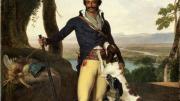 <i>Portrait of a Hunter in a Landscape,</i> attributed to Louis Gauffier (1762-1801), is said to be a portrait of General Dumas.