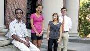 From left: Abiola Laniyonu, Laura Hinton, Meghan Smith, and Matthew Chuchul 