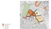 The ten year plan for Barry's Corner includes various spaces with active ground floor uses.