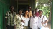 Betancourt with members of her research team for the longitudinal study of war-affected youth in Sierra Leone