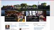 A screen shot of the Harvard College Connection’s new website.