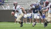 Quarterback Conner Hempel directed the late drive that tied the Crusaders, 21-21, with 38 seconds left in regulation. The rally was climaxed by Hempel’s 10-yard touchdown pass to tight end Cameron Brate.