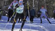 Robert Bradlee enjoys racing on trails at the Trapp Family Lodge in Stowe, Vermont. 