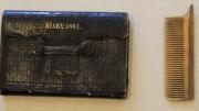 A diary and comb were some of the small comforts that enlisted men carried with them.