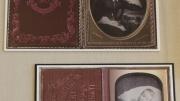 Photographs of abolitionist Harriet Beecher Stowe and her son Samuel, who died at 18 months