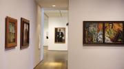 A gallery tracing the origins of expressionism, with Max Beckmann&rsquo;s <i>Self-Portrait in Tuxedo </i>in center background