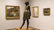 Paintings by Sargent, Munch, and Degas background the latter&rsquo;s <i>Little Dancer</i> in a gallery that shows the international nature of art and collection in the second half of the nineteenth century.
