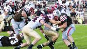Returning from injury, Paul Stanton Jr. turned the Brown game around with a 43-yard touchdown run in the third period. Stanton finished with 123 yards on 21 carries.